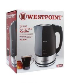 Westpoint Electric Tea Kettle 1.7Ltr (WF-8267) On Installments-Musab Mall  ( 3 Months 0% Percent Profit Product Available On 48 Months Installment )
